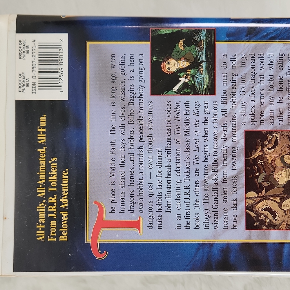 The Hobbit, Animated Film from 1977 on VHS - Picture 5 of 16